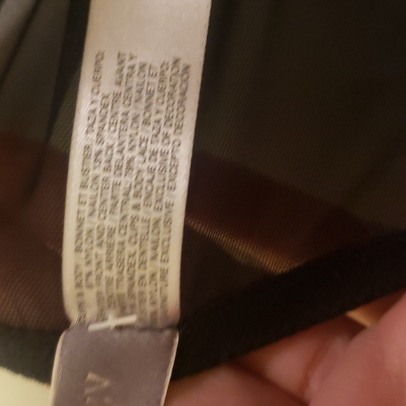 💞 Victoria's Secret Black Bustier/Corset w/ Lace 36C - Picture 11 of 11